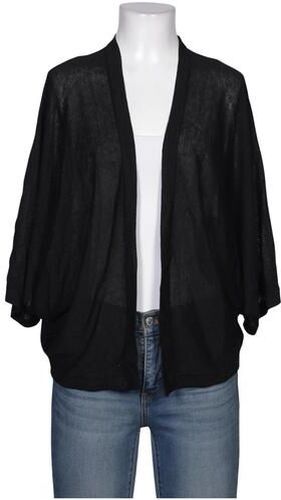 Damen Strickjacke, schwarz, Gr. S, Leinen, Synthetik, Viskose - Second Hand - ESISTO - Modalova