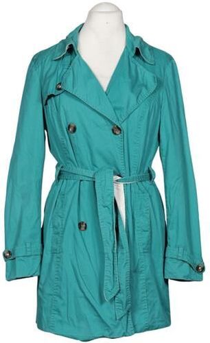 Damen Mantel, türkis, Gr. EU 42, Baumwolle - Second Hand - Esprit - Modalova