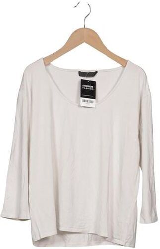 Damen Langarmshirt, cremeweiß, Gr. EU 38, Elasthan, Modal - Second Hand - FFC - Modalova