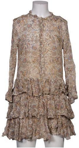 Damen Kleid, beige, Gr. EU 36, Viskose - Second Hand - Frogbox - Modalova