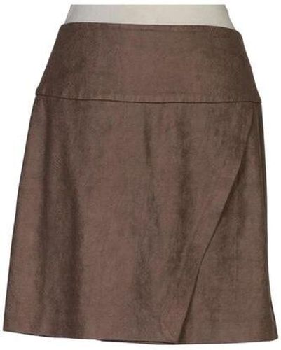 Damen Rock, braun, Gr. S, Synthetik - Second Hand - FREEQUENT - Modalova