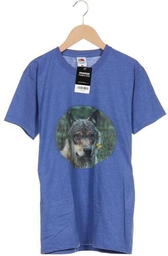 Damen T-Shirt, blau, Gr. S, Baumwolle, Synthetik - Second Hand - Fruit of the loom - Modalova