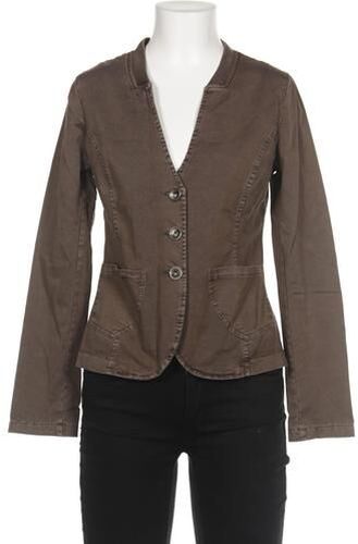 Damen Blazer, braun, Gr. S, Elasthan, Baumwolle - Second Hand - Funky Staff - Modalova