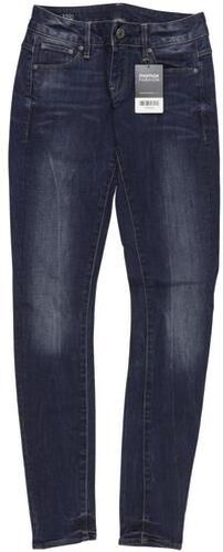 Damen Jeans, blau, Gr. W25 L32, Elasthan, Baumwolle, Leder, Synthetik - Second Hand - G STAR RAW - Modalova
