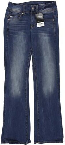 Damen Jeans, marineblau, Gr. W26 L30, Elasthan, Baumwolle, Leder, Synthetik - Second Hand - G STAR RAW - Modalova