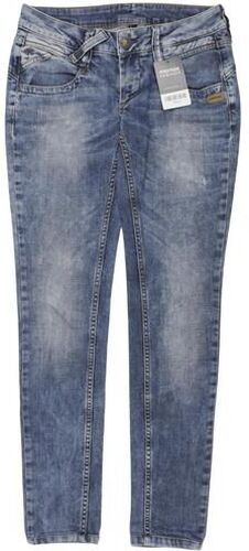 Damen Jeans, blau, Gr. W27 L37, Elasthan, Baumwolle - Second Hand - Gang - Modalova