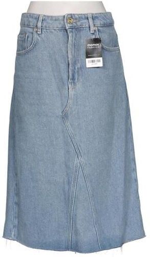 Damen Rock, hellblau, Gr. W30, Baumwolle - Second Hand - Ganni - Modalova