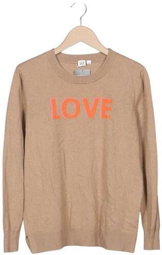 Damen Pullover, beige, Gr. M, Baumwolle - Second Hand - GAP - Modalova