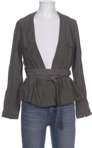 Damen Blazer, grau, Gr. EU 34 (F 36), Baumwolle, Leinen, Viskose - Second Hand - Gerard Darel - Modalova