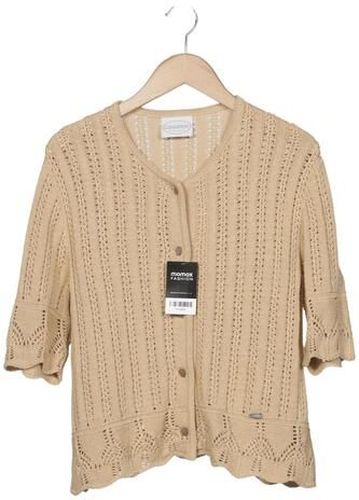 Damen Strickjacke, beige, Gr. EU 42, Baumwolle, Leinen, Viskose - Second Hand - Giesswein - Modalova