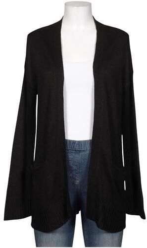 Damen Strickjacke, schwarz, Gr. S, Synthetik - Second Hand - H&M - Modalova
