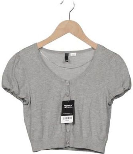 Damen Strickjacke, grau, Gr. EU 36, Baumwolle, Viskose - Second Hand - H&M - Modalova