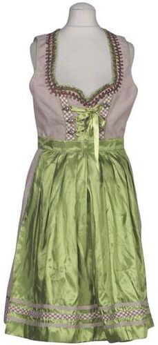 Damen Kleid, beige, Gr. EU 38, Baumwolle, Synthetik - Second Hand - Hammerschmid - Modalova