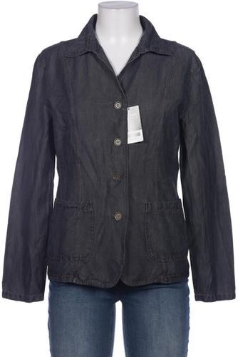 Damen Blazer, grau, Gr. EU 40, Baumwolle, Seide - Second Hand - Hessnatur - Modalova