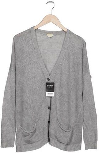 Damen Strickjacke, grau, Gr. S, Baumwolle, Leinen - Second Hand - Hessnatur - Modalova