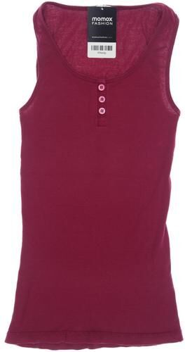Damen Top, bordeaux, Gr. EU 34, Baumwolle - Second Hand - Hessnatur - Modalova