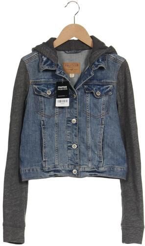 Damen Jacke, blau, Gr. XS, Elasthan, Baumwolle, Synthetik - Second Hand - Hollister - Modalova