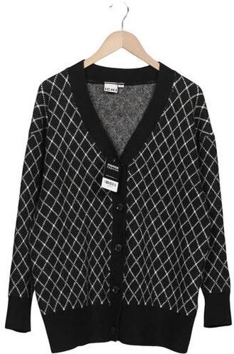 Damen Strickjacke, schwarz, Gr. L, Elasthan, Synthetik, Wolle - Second Hand - Ichi - Modalova