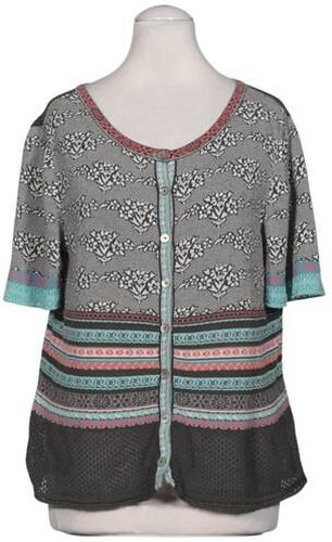 Damen Strickjacke, grau, Gr. EU 38, Baumwolle - Second Hand - Ivko - Modalova