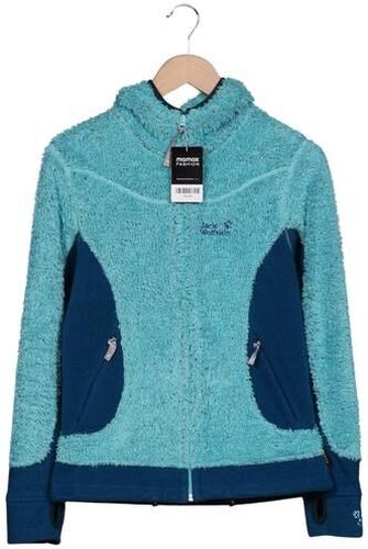 Damen Kapuzenpullover, hellblau, Gr. EU 38 (UK 10), Synthetik - Second Hand - Jack Wolfskin - Modalova