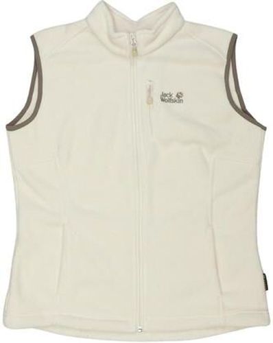 Damen Weste, cremeweiß, Gr. L, Synthetik - Second Hand - Jack Wolfskin - Modalova