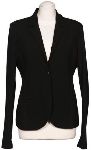 Damen Blazer, schwarz, Gr. EU 40, Elasthan, Baumwolle, Synthetik, Viskose - Second Hand - Kaffe - Modalova