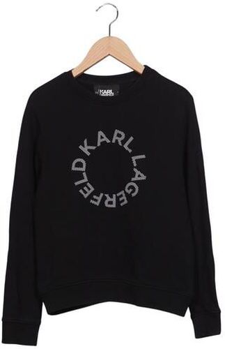 Damen Sweatshirt, schwarz, Gr. XS, Baumwolle - Second Hand - Karl by Karl Lagerfeld - Modalova