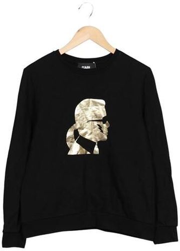 Damen Sweatshirt, schwarz, Gr. L, Baumwolle - Second Hand - Karl by Karl Lagerfeld - Modalova