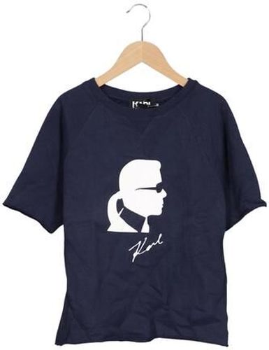 Damen Sweatshirt, marineblau, Gr. M, Baumwolle - Second Hand - Karl by Karl Lagerfeld - Modalova