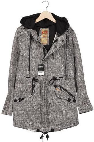 Damen Mantel, grau, Gr. L, Baumwolle, Synthetik - Second Hand - Khujo - Modalova