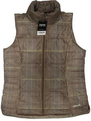 Damen Weste, braun, Gr. S, Synthetik, Daunen - Second Hand - Lands End - Modalova