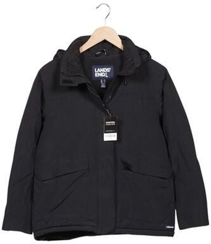 Damen Jacke, schwarz, Gr. M, Synthetik - Second Hand - Lands End - Modalova