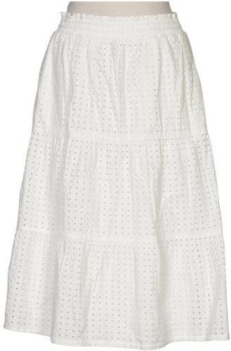 Damen Rock, weiß, Gr. XS, Baumwolle, Synthetik - Second Hand - Lands End - Modalova