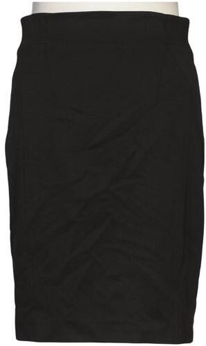 Damen Rock, schwarz, Gr. EU 42, Elasthan, Baumwolle, Synthetik, Viskose - Second Hand - Laurel - Modalova