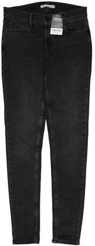Damen Jeans, schwarz, Gr. W29 L30, Elasthan, Baumwolle, Leder, Synthetik - Second Hand - Levis - Modalova