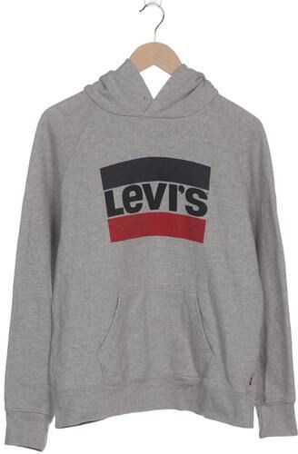 Damen Kapuzenpullover, grau, Gr. M, Baumwolle - Second Hand - Levis - Modalova