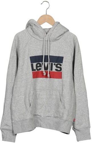 Damen Kapuzenpullover, grau, Gr. M, Baumwolle - Second Hand - Levis - Modalova