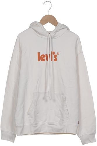 Damen Kapuzenpullover, cremeweiß, Gr. Xxs, Baumwolle - Second Hand - Levis - Modalova