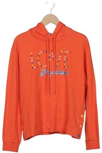 Damen Kapuzenpullover, orange, Gr. EU 36, Elasthan, Baumwolle - Second Hand - LOVE MOSCHINO - Modalova