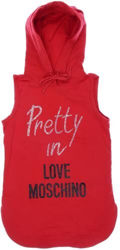 Damen Kapuzenpullover, rot, Gr. EU 34, Elasthan, Baumwolle - Second Hand - LOVE MOSCHINO - Modalova