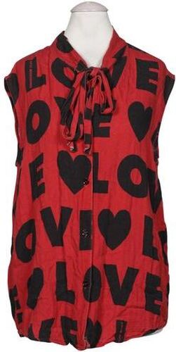 Damen Bluse, rot, Gr. EU 40, Viskose - Second Hand - LOVE MOSCHINO - Modalova