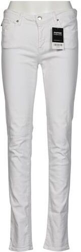 Damen Jeans, weiß, Gr. W28 L31, Elasthan, Baumwolle, Lyocell - Second Hand - LOVE MOSCHINO - Modalova