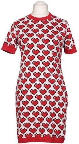 Damen Kleid, mehrfarbig, Gr. EU 42, Elasthan, Baumwolle - Second Hand - LOVE MOSCHINO - Modalova