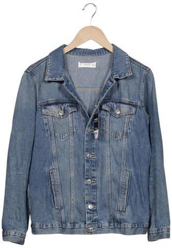 Damen Jacke, blau, Gr. S, Baumwolle - Second Hand - Mango - Modalova