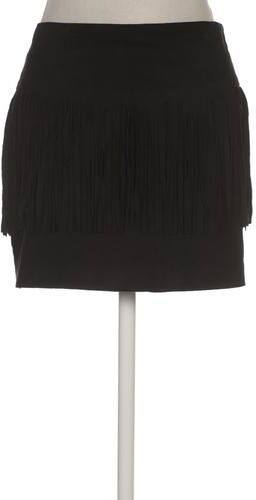 Damen Rock, schwarz, Gr. EU 38, Leder - Second Hand - Mango - Modalova