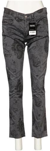 Damen Jeans, grau, Gr. EU 38, Elasthan, Baumwolle - Second Hand - Mac - Modalova