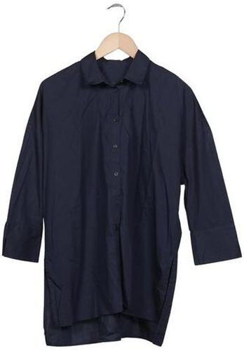 Damen Bluse, marineblau, Gr. EU 38, Baumwolle - Second Hand - MADELEINE - Modalova