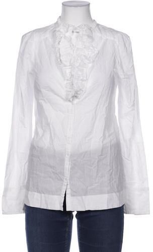 Damen Bluse, weiß, Gr. L, Baumwolle - Second Hand - Maje - Modalova