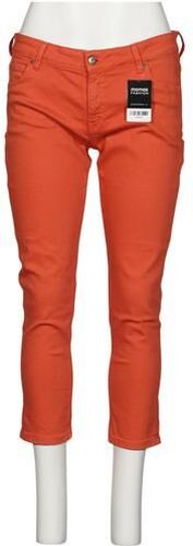 Damen Jeans, orange, Gr. EU 44, Elasthan, Baumwolle, Synthetik - Second Hand - Malvin - Modalova