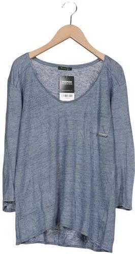 Damen Pullover, blau, Gr. M, Leinen - Second Hand - Massimo Dutti - Modalova